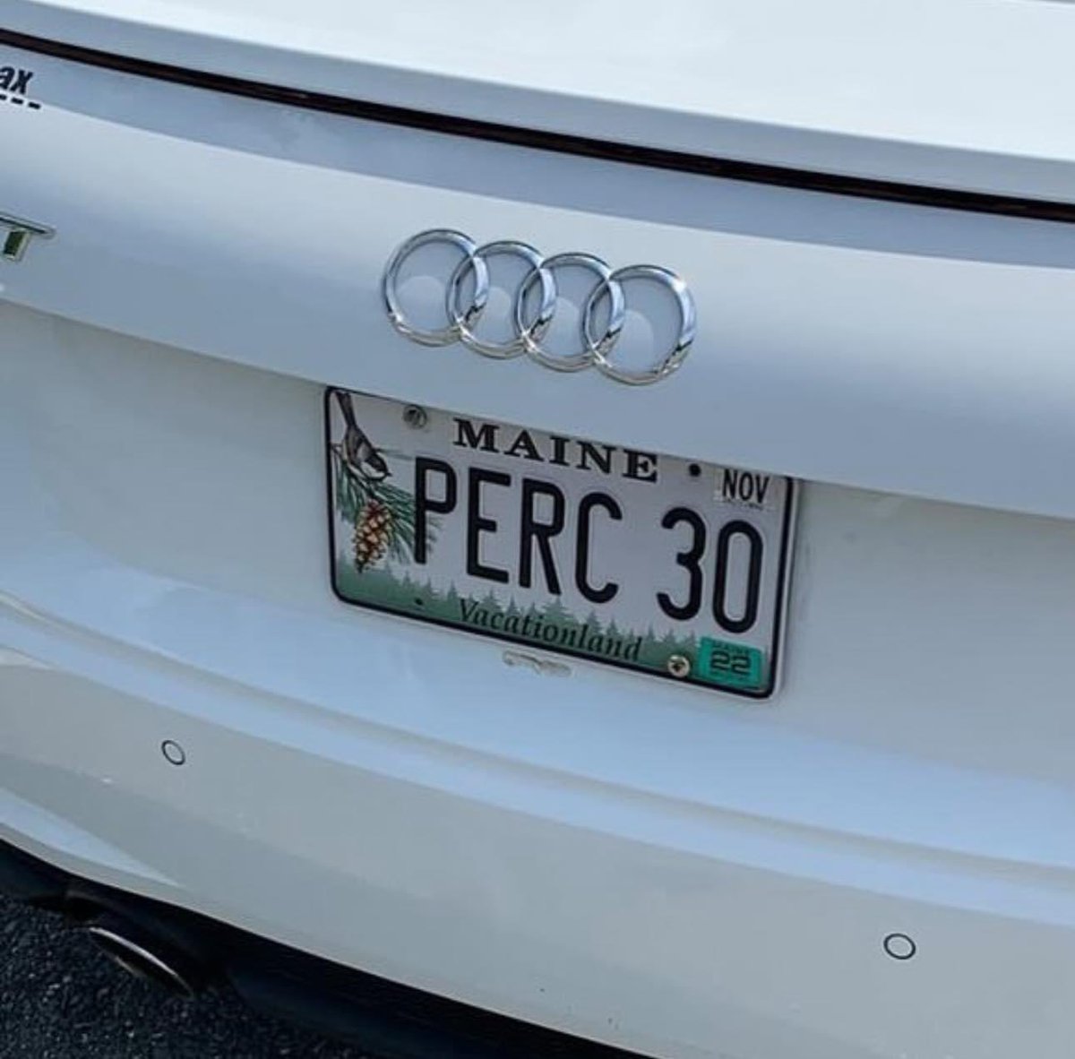 Zerkey_'s tweet image. PercManZrk got a new plate today