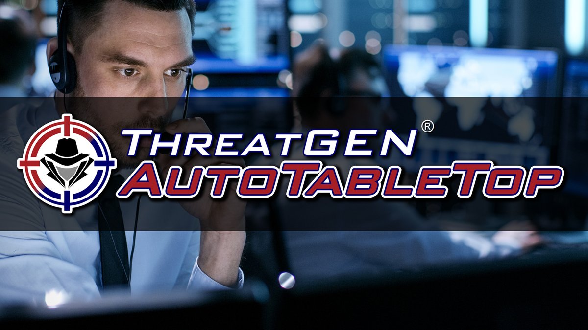 🔥Want to learn more about ThreatGEN AutoTableTop™, the revolutionary new AI-powered tabletop exercise platform? Check out the video playlist:
🔗 youtube.com/playlist?list=…

#ThreatGEN #AutoTableTop #Cybersecurity #IR #Tabletop
