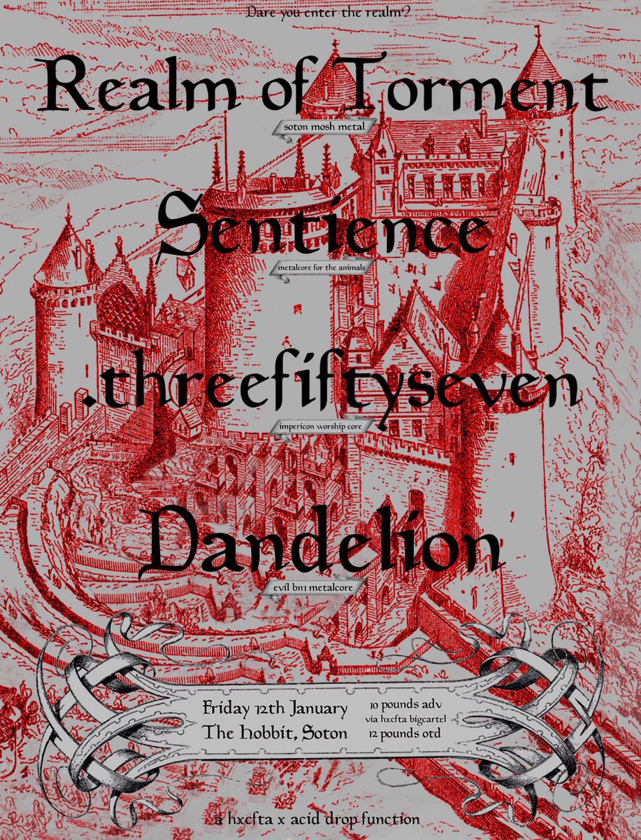 threefifty7_uk's tweet photo. Don’t really use X enough but we’ve got a couple of sick shows coming up in Southampton, we’re playing with @realmmoshdept, @sentiencehc, @dandelionukhc, on the 12th.

Then we’re playing with @FumingMouth, Celestial Sanctuary and Embolectomy at @joinerslive, very cool very fun https://t.co/h57xyR0IOY