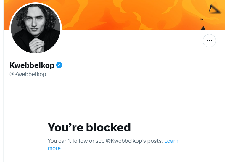 BreathofShadows's tweet photo. Let's go my first blocked!
Finally this guy will stop appearing in my feed🙏 https://t.co/baqTcz9FUg