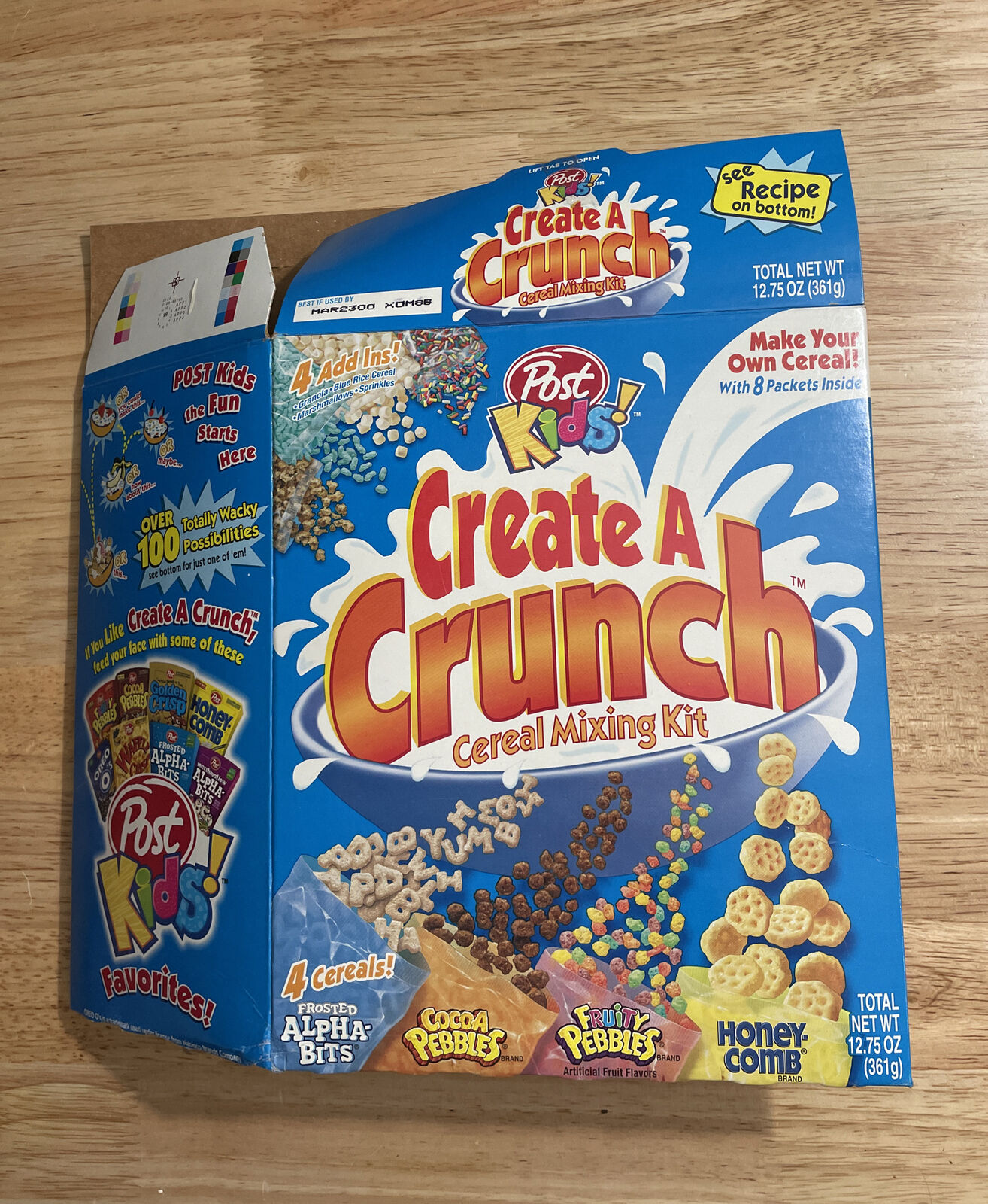 Discontinued Foods! on X: Create-a-Crunch (1999-2000): From Post