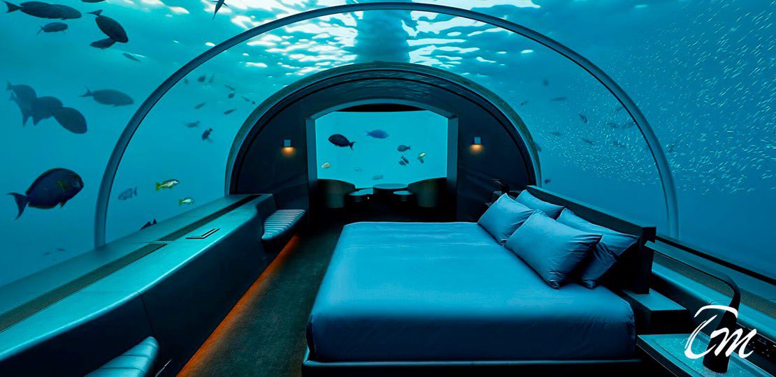 Sink into serenity beneath the Maldivian 🇲🇻 stars! 🌌✨ Experience the magic of sleeping underwater. Unwind in unparalleled luxury. 🐟💤 Your dream vacation awaits at #VisitMaldives. 🏝️🛌 #UnderwaterGetaway #TravelBliss