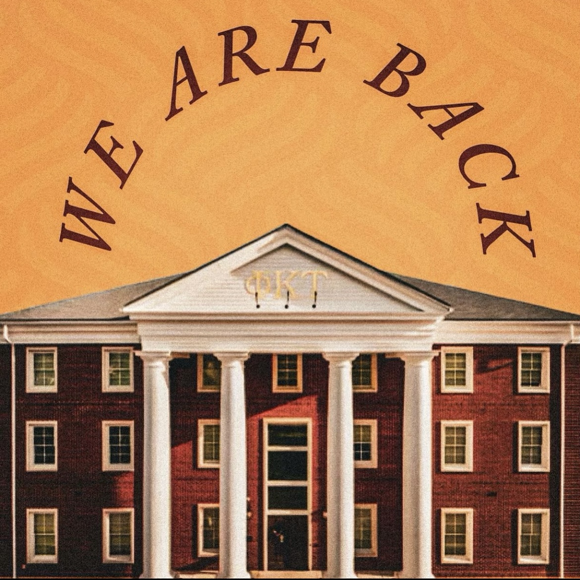 The Kappa Chapter of Phi Kappa Tau is back!
The Brothers are thrilled to announce our return to the University of Kentucky
We look forward to fostering growth, building connections, and making a lasting positive impact.

HOORAH! DAMN PROUD!