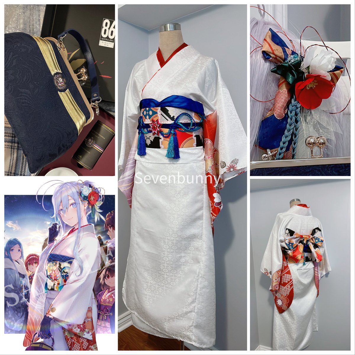SevenBunny07's tweet photo. 成品展示
祝大家新年快樂🎆
店主還未有時間做總結呢

#86不存在的戰區 #蕾娜 #lena 
#cosplaycommission #和服訂製 #torontocosplay https://t.co/5HYAjUWmPU