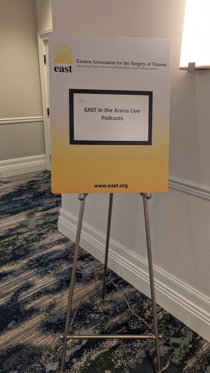 smuramed's tweet photo. Session1️⃣of #EASTIntheArena LIVE at #EAST2024 is in the books! One more this afternoon and one on Friday! Join us for these to learn more about some interesting #trauma and #EGS projects across the country. Union Meeting room, lower level between Hilton and Waldorf. @EAST_TRAUMA https://t.co/ksIXhIypxg