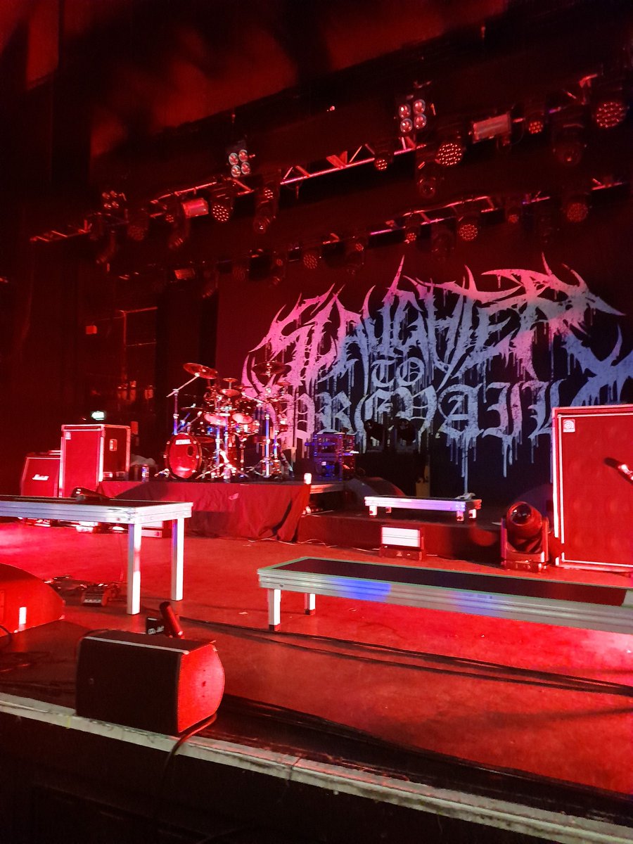 AFizgig's tweet photo. Guess which lucky fvcker is in the front row only 6ft from the stage? Yup... that would be fvckin me!!!!! Roll on 9pm! This is gonna be FVCKING AWESOME!!!!! π€π»π₯π€π»
#SlaughterToPevail #AlexTerrible #Deathcore #Metal π https://t.co/hA24O90QLq