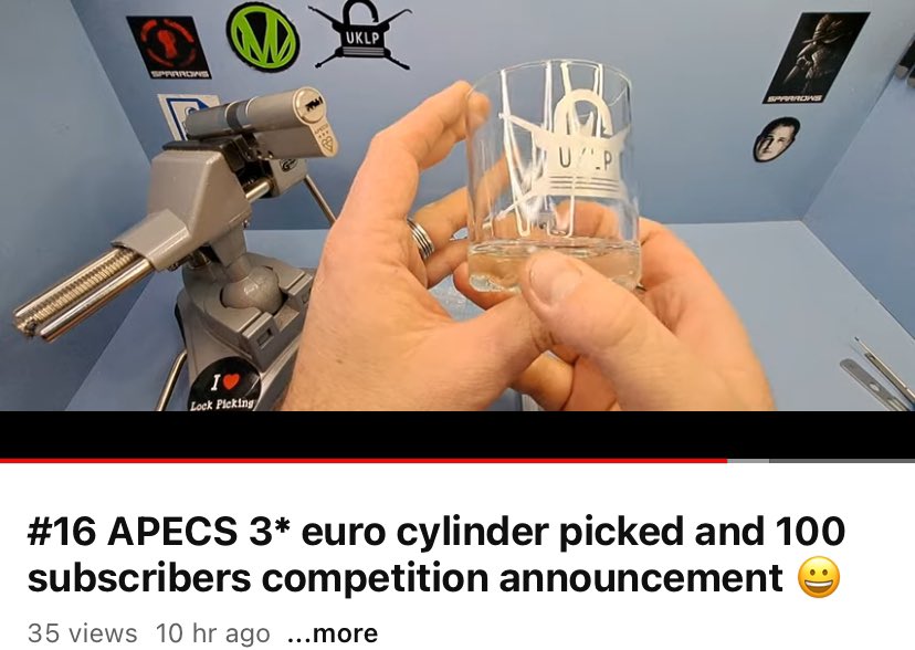 Lockpicking donkey giving away FREE swag for his 100 subscriber milestone 
Check out his channel 

youtu.be/hxsD8FMIvf4?si…