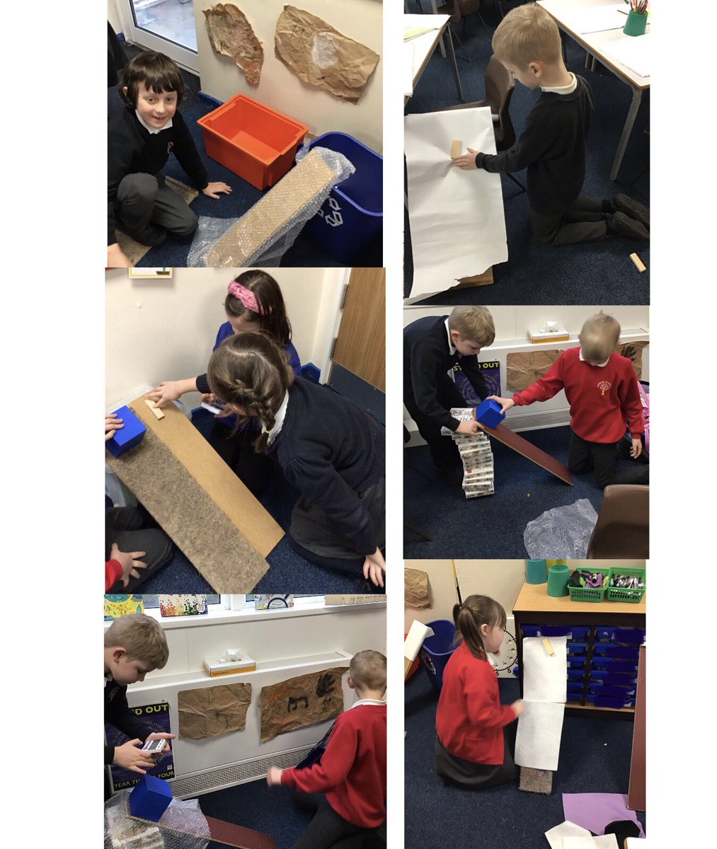 yr3melthamce's tweet photo. We carried out an experiment to test how different surfaces create different amounts of friction. We found out that the rougher or bumpier a surface, the more friction is created and the smoother a surface, the less friction is created. #melthamscience https://t.co/i4n9n8Xww2