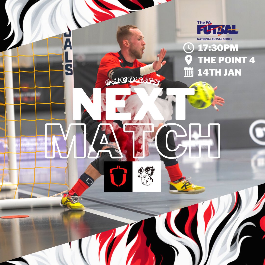 Hartpury Futsal Club (@hartpuryfutsal) on Twitter photo MD8 Preview | ๐
<a href="/hartpuryfutsal/">Hartpury Futsal Club</a> vs <a href="/derby_futsal/">Derby Futsal Club</a>
- ๐๏ธ Sunday 14th January
- โฐ 17:30pm Kick Off
- ๐ The Point 4
- ๐ซ FREE ENTRY!
The #Acorns welcome Derby for the first <a href="/FA_NFS/">FA National Futsal Series</a> fixture of 2024!
Come & show your support! ๐
๐ดโซ๏ธ
#ProudToBelong MD8 Preview | ๐
<a href="/hartpuryfutsal/">Hartpury Futsal Club</a> vs <a href="/derby_futsal/">Derby Futsal Club</a>
- ๐๏ธ Sunday 14th January
- โฐ 17:30pm Kick Off
- ๐ The Point 4
- ๐ซ FREE ENTRY!
The #Acorns welcome Derby for the first <a href="/FA_NFS/">FA National Futsal Series</a> fixture of 2024!
Come & show your support! ๐
๐ดโซ๏ธ
#ProudToBelong