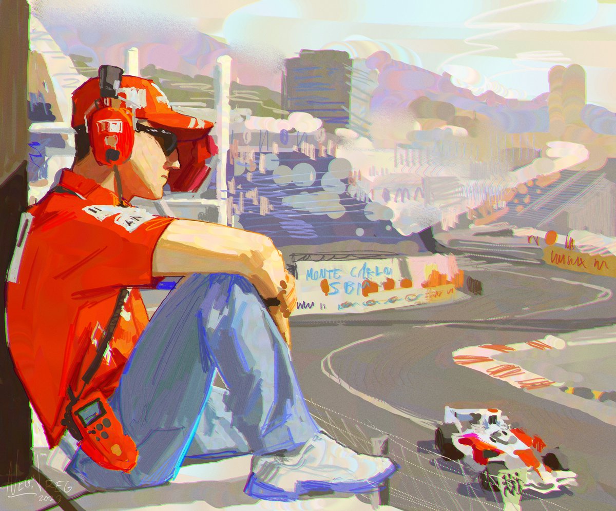 schumi painting for tonight

#F1 #MichaelSchumacher #HEAVYPAINT