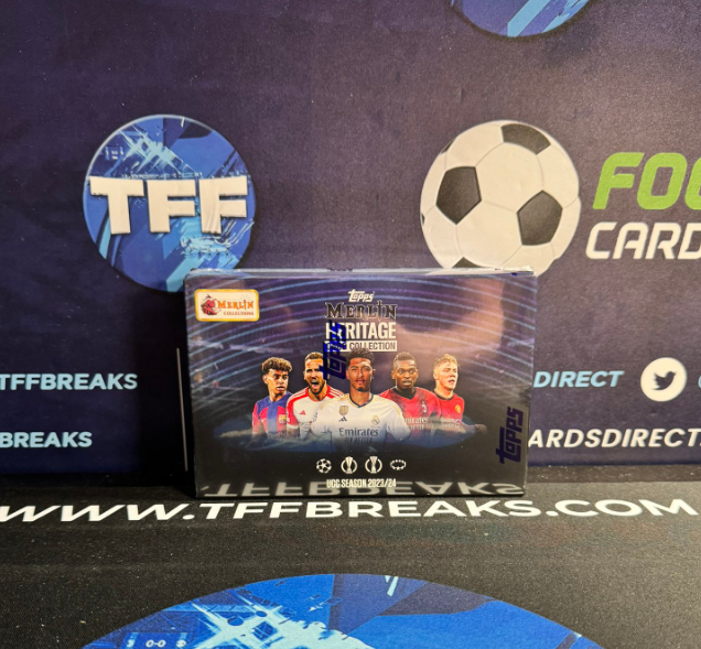 thefifafinisher's tweet image. MERLIN HERITAGE RELEASE DAY! 🔥 #paninisoccer #toppssoccer #thehobby twitch.tv/thefifafinisher