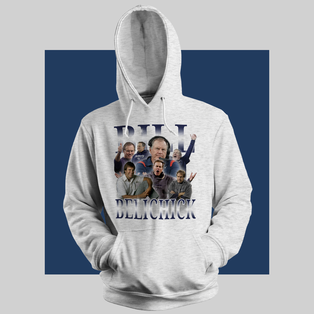 eMCfunk's tweet photo. Thank you @Patriots and @DraftKings for the chance to see my mural in person this weekend! 

Made a custom hoodie for the occasion #billbelichick https://t.co/XTgoeCt5hy
