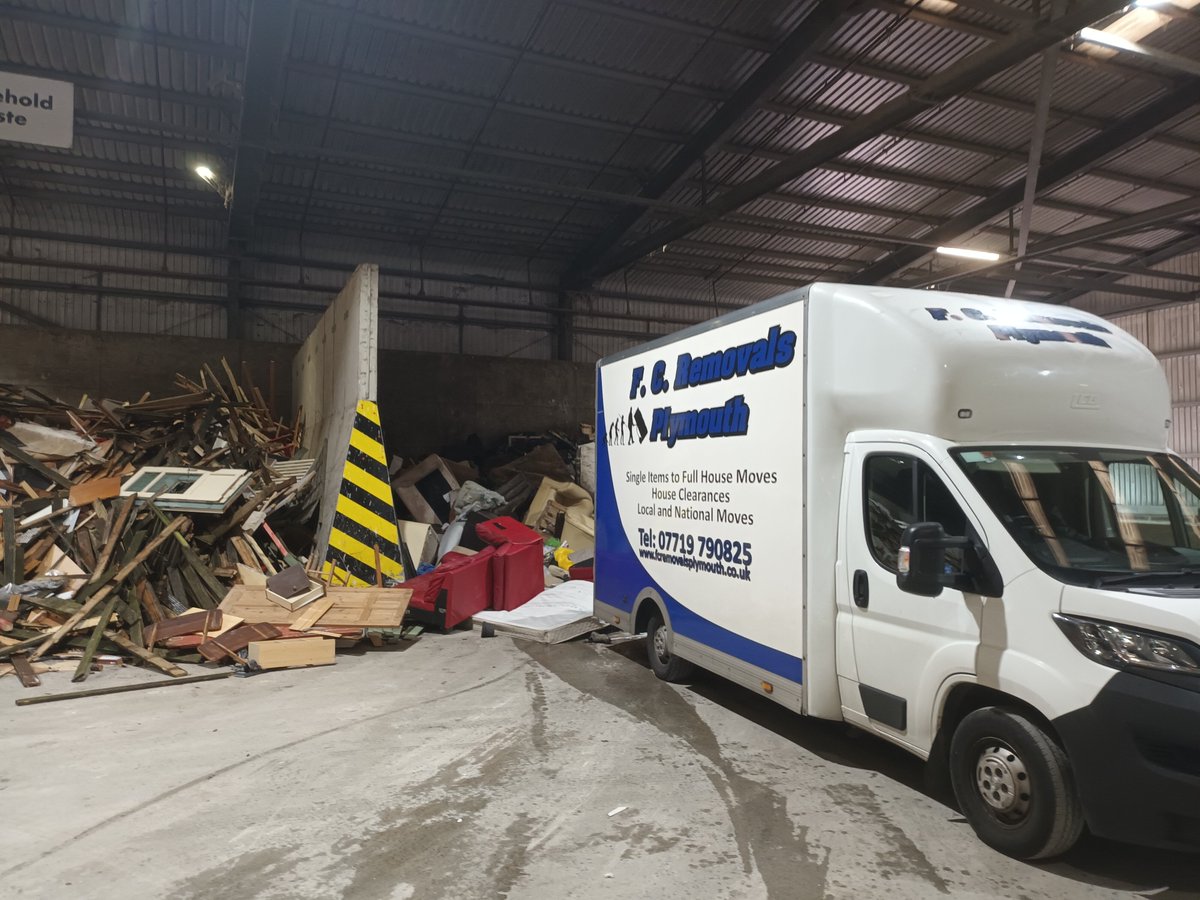 Small waste load tipped of at #chelsonmeadow tip #Plymouth #uk #removals #Devon