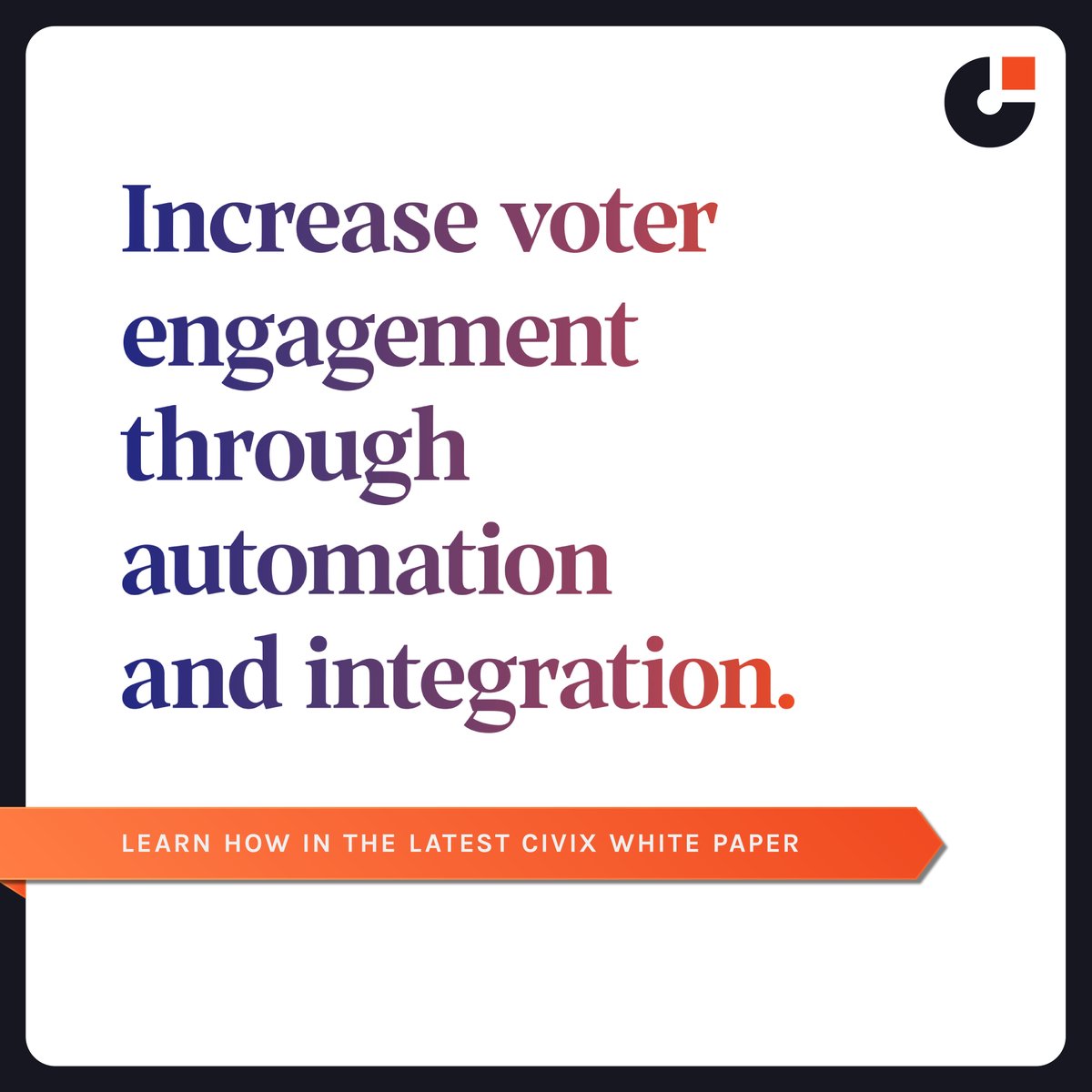 This new Civix white paper published by the NASS outlines how election administrators can leverage web-based voter apps to engage constituents proactively rather than simply putting information out for them to find.
hubs.ly/Q02g2PKF0
#GoCivix