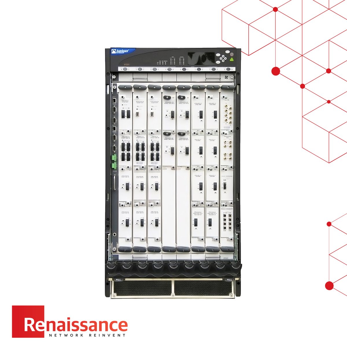 RenNetReinvent's tweet photo. While we offer support for the M120 from Juniper, we additionally offer the same services for its upgraded M320 architecture.

The M320 is a very high performance, 10 Gbit/s-capable, distributed architecture edge router.

#Platforms #Renaissance #Juniper https://t.co/QsGhMq11Ys