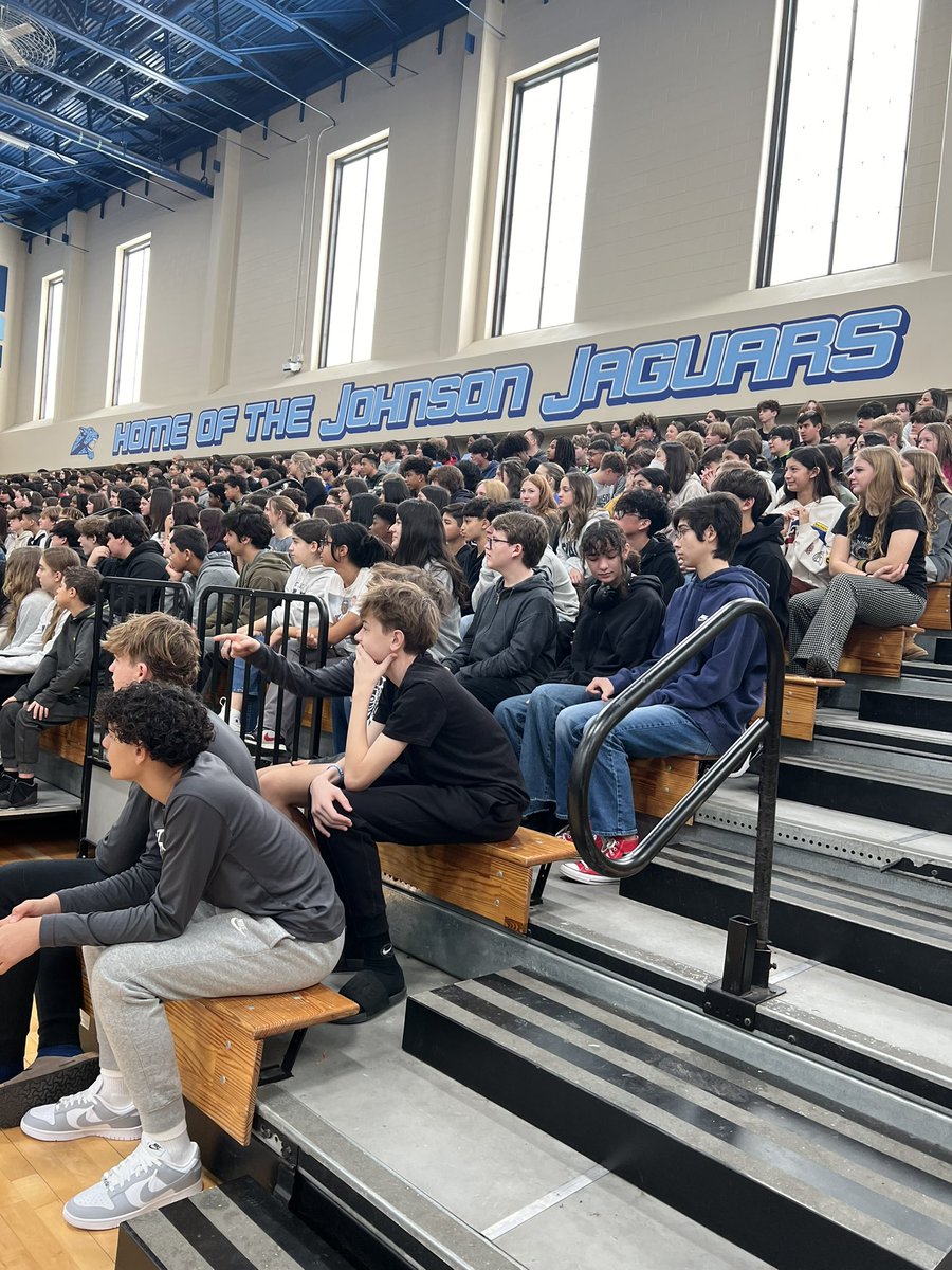 TejedatW's tweet photo. Huge thanks goes out to Johnson High School for having our 8th graders on campus! The students were amazing with all the options that were presented and we know we are ready to be a Jag thanks to you! Go Jags! #RootedTejeda #RootedJohnson 💙🐺🩶🐆🩵 @CTJohnsonHigh https://t.co/94R9VOKpVU