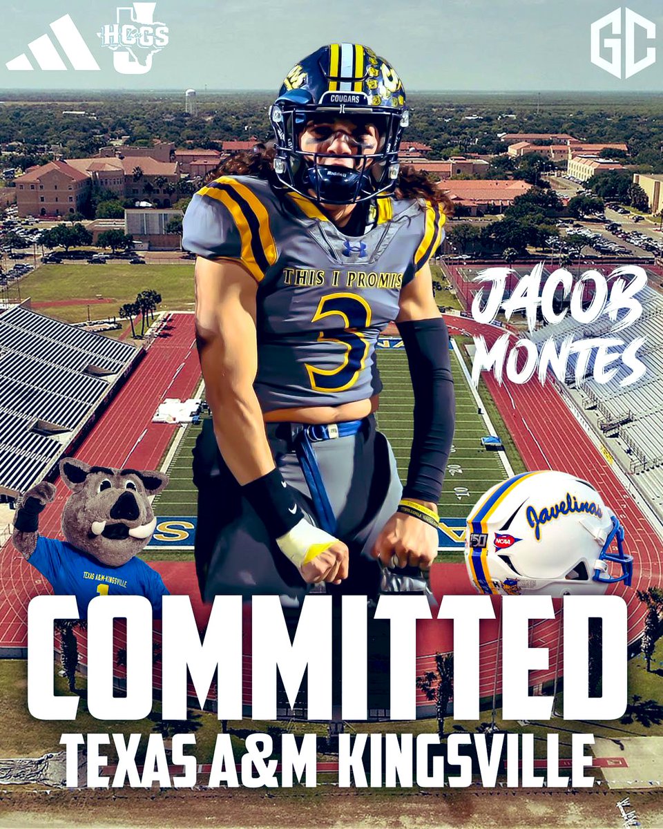 Thank you father God for an opportunity to play football at the next level. Thank you to my Girl. I wanna thank my family and my coaches for believing in me and for helping me chase this dream. I love all of you.

Can’t wait to see what’s next #Committed #javelinas #thisipromise