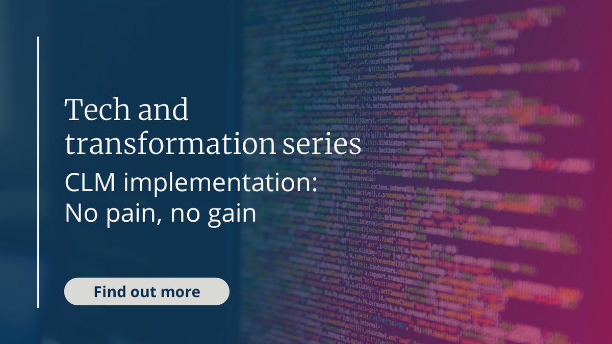 In this article we look at how you can introduce Contract Lifecycle Management platforms, and the steps you and your organisation can take to smooth out the process and ensure success.  Find out more: bit.ly/49QJDy3 #CLM #contractmanagement #legaloperations