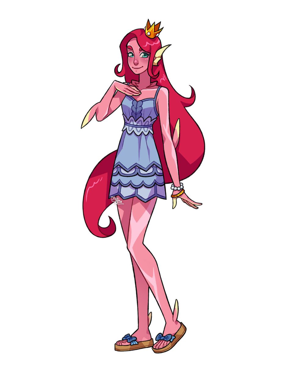 SplittingSeams's tweet image. Couple monster prom gals while I work on my own monster prom stuff... Polly Geist, a bubbly party gal who loves joking about different ways she could have died, aaand Miranda, an oblivious royal girl who relies on serfs to feed her.