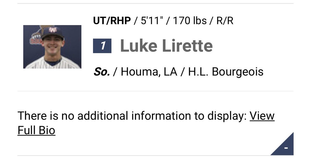 Hlb_Baseball's tweet photo. Good luck to Luke Lirette and Gavin Vordick this upcoming college season. https://t.co/GWtcTUpkSc