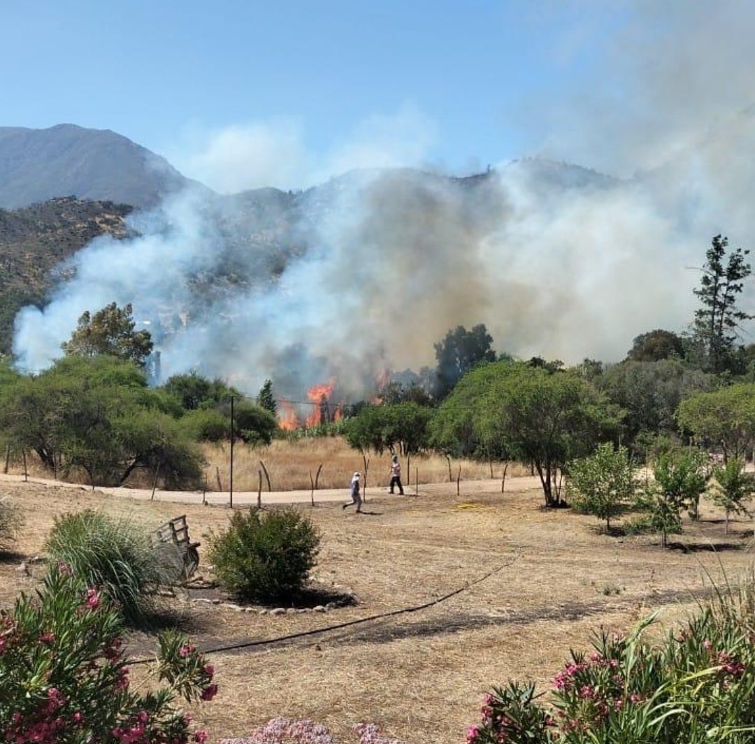 INF0SCHILE's tweet photo. ⚠️#Quilpue 🔥#I.F Sector Los Yuyos #Colliguay. https://t.co/hu7DH0cuzz
