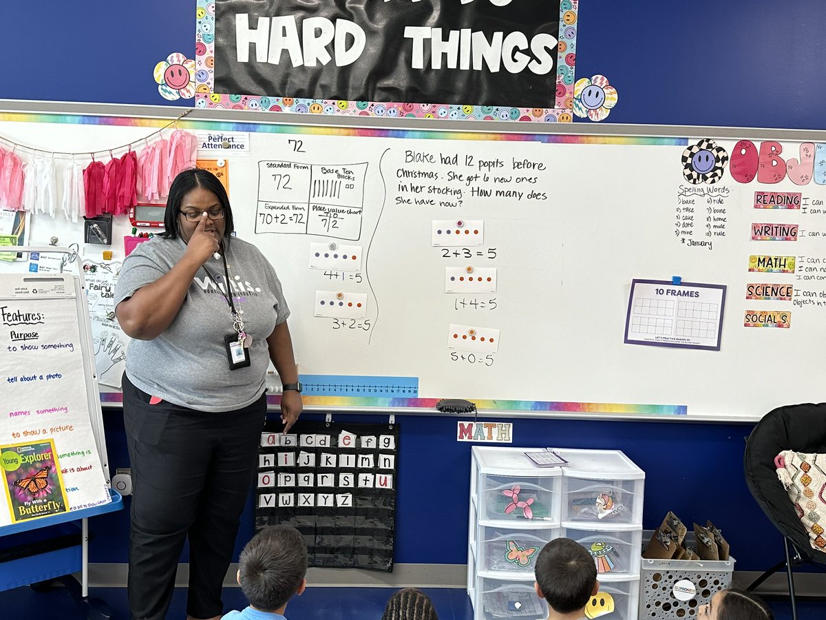 We loved having Mrs. Kizzie come to model Hand to Mind Fluency in our classroom today! <a href="/WISDLagway/">Lagway Elementary</a>