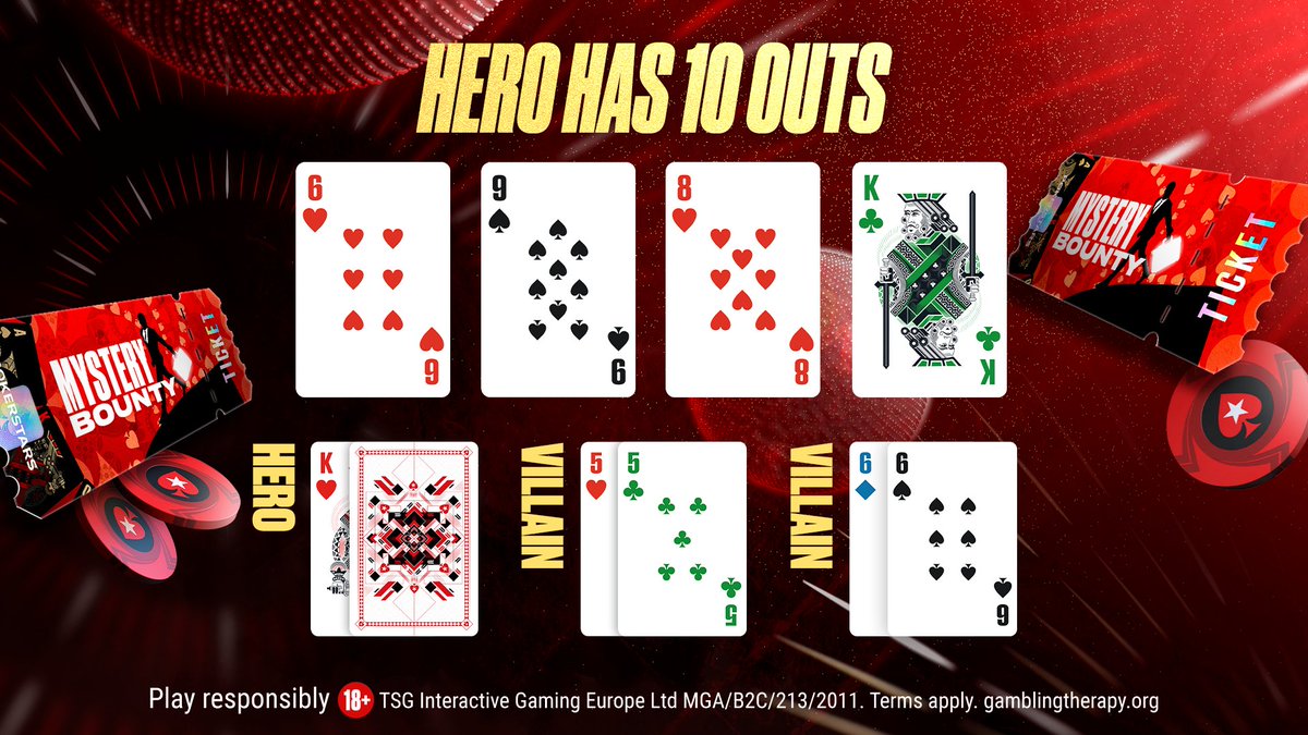 PokerStars's tweet photo. ⚠️ Twenty $11 Power Path tickets to be won ⚠️ 

Ten rivers help our hero, deciphering the missing card could help you win a ticket. 

Reply with [Stars ID] + #NewYearSeries by 18:00 CET, Thu

T&amp;Cs: https://t.co/KnCllHR1rm https://t.co/vKdUoT3Gue