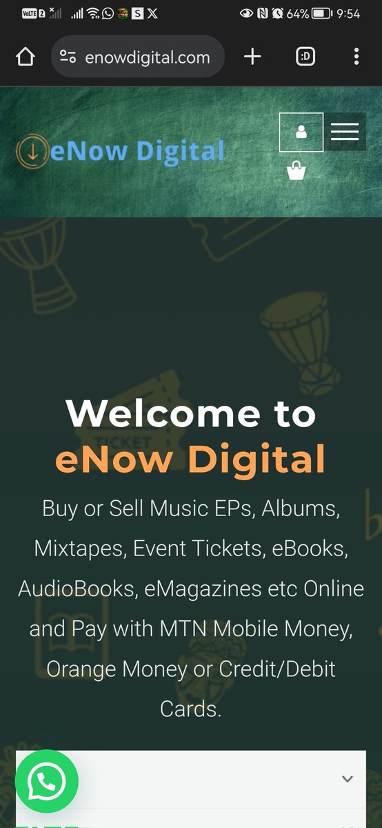 Y'all shouldn't sleep on <a href="/EnowDigital/">eNow Digital: 🇨🇲 Music Platform</a> especially as an artist, this platform is going to be as big as all the other music platforms out there like Spotify, tidal, boom play, audio mark, apple music etc. Cameroonian artist need to take this platform seriously.