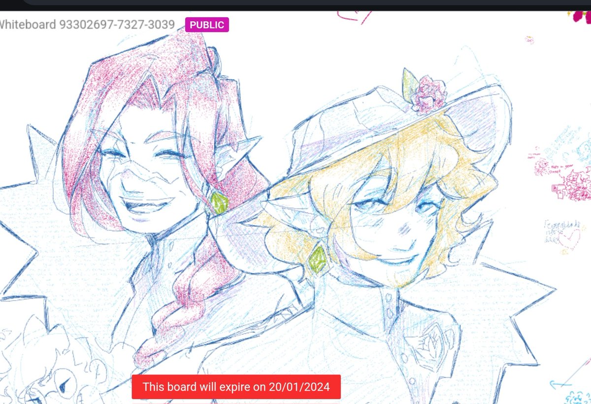 BAYYsti's tweet photo. It took me a while to finish but I drew the sillies :3
I love these two so much I  need to draw them more often (and smaller on the whiteboard, the quality is abolsute SHITE lol)
#technoblade #philza https://t.co/63s691NnSb
