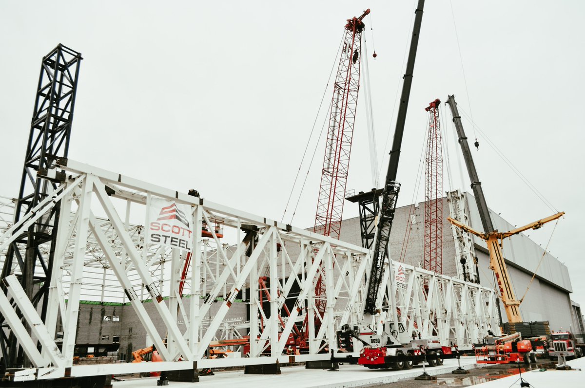 sseinc's tweet photo. PROJECT SHOWCASE
Project: Air Canada Hangar 5
Location: Mississauga, Ontario

Details: SSE was responsible for fabricating, supplying, and installing the primary and secondary pre-engineered structural steel frame. 

Learn more: https://t.co/SFpobnz8gU

#SSE #projects #ontario https://t.co/yp9y7GZMcm