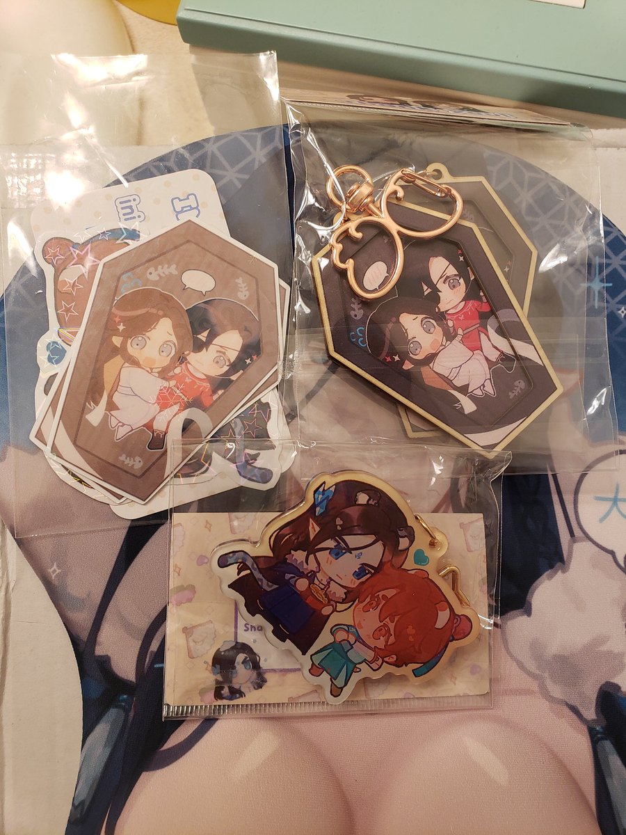 <a href="/bishy437/">bishy | s4ngch3ng emp7oyee</a> 
One of the greatest impulse buys of my life time, but he was absolutely stunning &amp; squishy...&amp; firm? 😆 
Mobei Jun is so COOL❄
Also, LoVed Coffin ⚰ HuaLian ⚰  &amp; the MoShang ❄ ✈ charms🌟 
Thank you so so so much! ❤ 
#MoShang #HuaLian #SVSSS #TGCF #MobeiJun