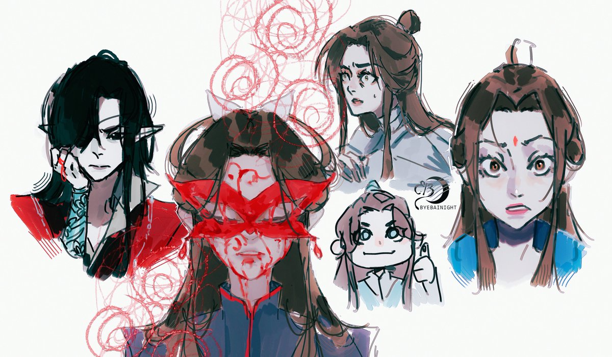 never gonna skip a chance to draw fangxin xl 
#tgcf #天官赐福 #xielian #huacheng #ShiQingxuan