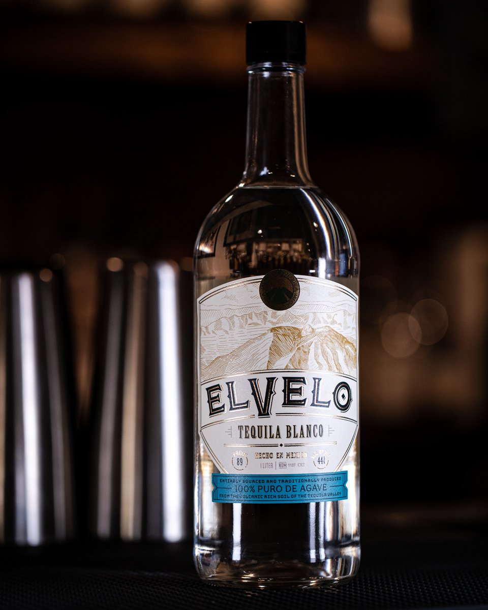 ElveloTequila's tweet photo. ElVelo Tequila celebrates the distinctive character of the Tequila Valley – 100% Puro de Agave, sourced entirely from its Volcanic-Rich soils. With a higher proof of 44.5% ABV, this tequila is traditionally produced.
⁠
An unadulterated, BIG and BOLD Valley profile Tequila.⁠ https://t.co/ALwHGQ69m6