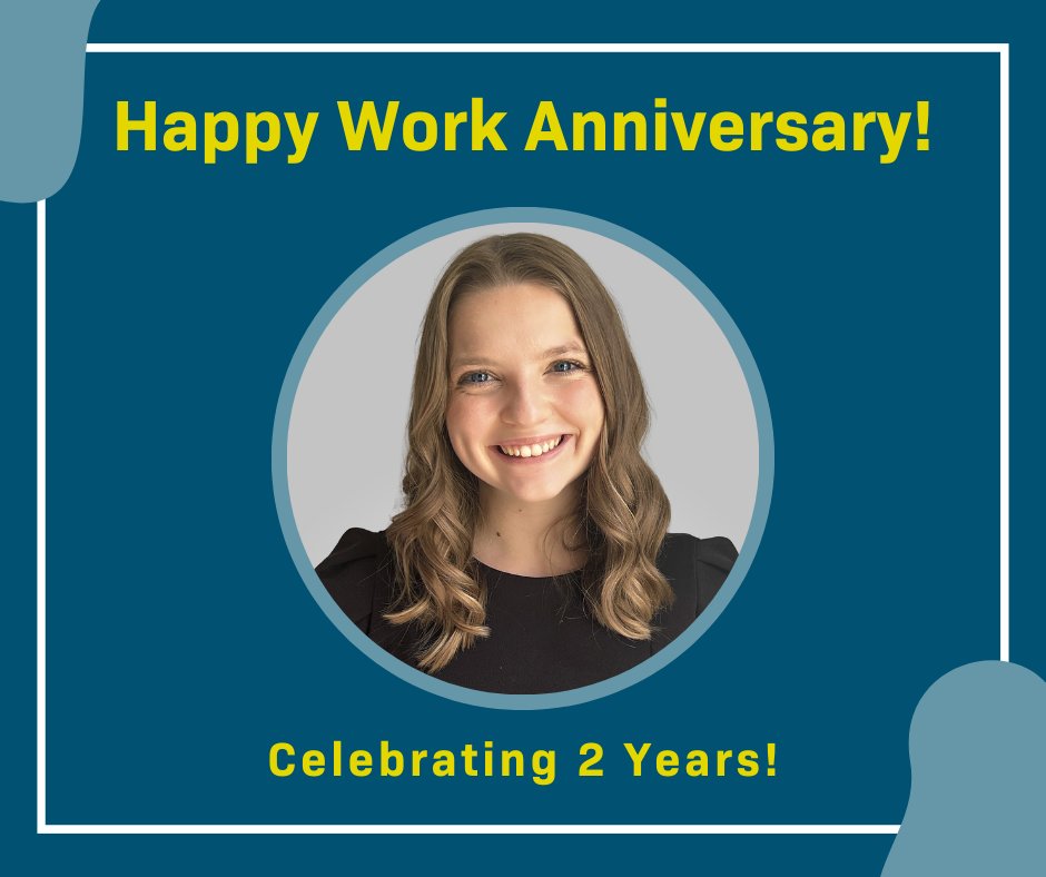 Happy 2-year work anniversary to Katelyn Perman! 🎉

Katelyn has been an integral part of our team, bringing her commitment and invaluable contributions to Parker!

Please help us celebrate Katelyn today!

Meet Our Team: ow.ly/PwrV50QoPC0

#ParkerTechnology #anniversary