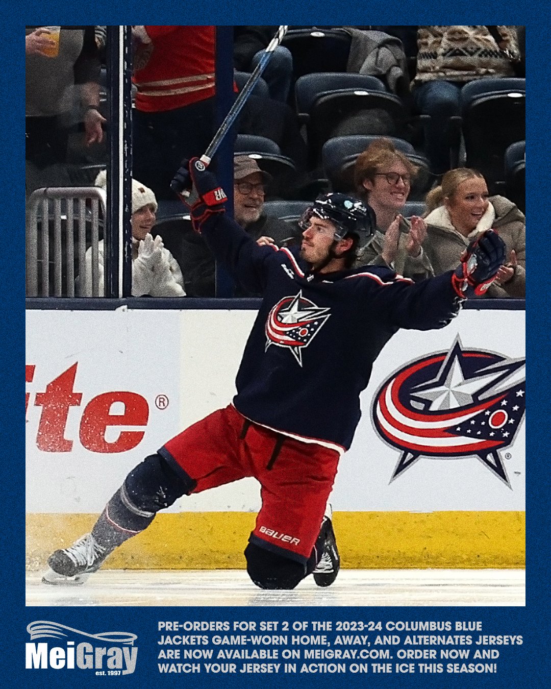 Columbus blue jackets game worn sale jerseys