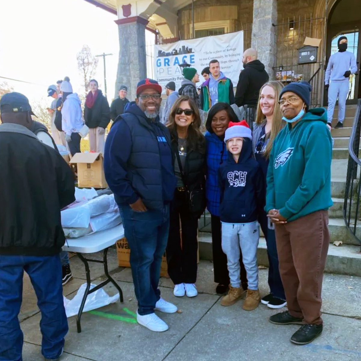 We had the honor of having the new mayor of Philadelphia, Cherelle Parker attend our #WinterGivingEvent at the #HouseOfHope last month. We're excited to work with you to make Hunting Park a place of hope for all its residents.