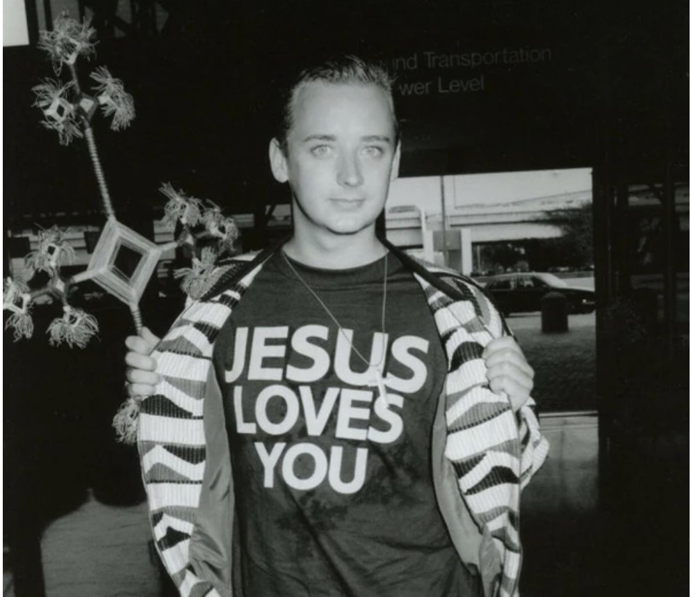 I called my dance project 'Jesus Loves You' after seeing a huge sign with a cross by the red light district in Amsterdam with the words 'Jesus Loves You' and I thought, it's true because Jesus the son of God loves us all. I am being metaphorical and slightly abstract!