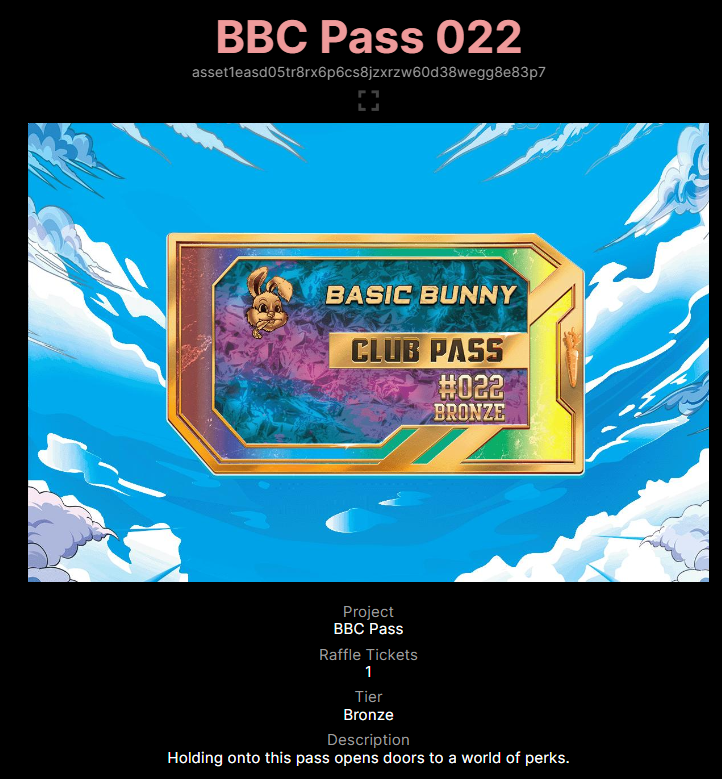 Woohoo!! Thanks a lot <a href="/BasicBunnyClub/">$BBC | BasicBunnyClub | 🥕</a> for this prize!! LFG $BBC!! 🤘
#Cardano #ADA