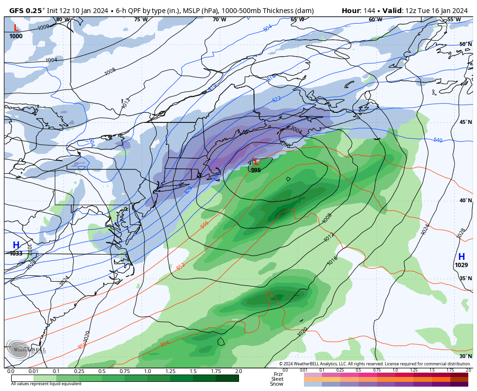 wxreboot's tweet photo. Next Tuesday-Wednesday comes the east next snowstorm chance..this is mainly supported by deterministic guidances along with EPS. https://t.co/wjzzUDh8Nh