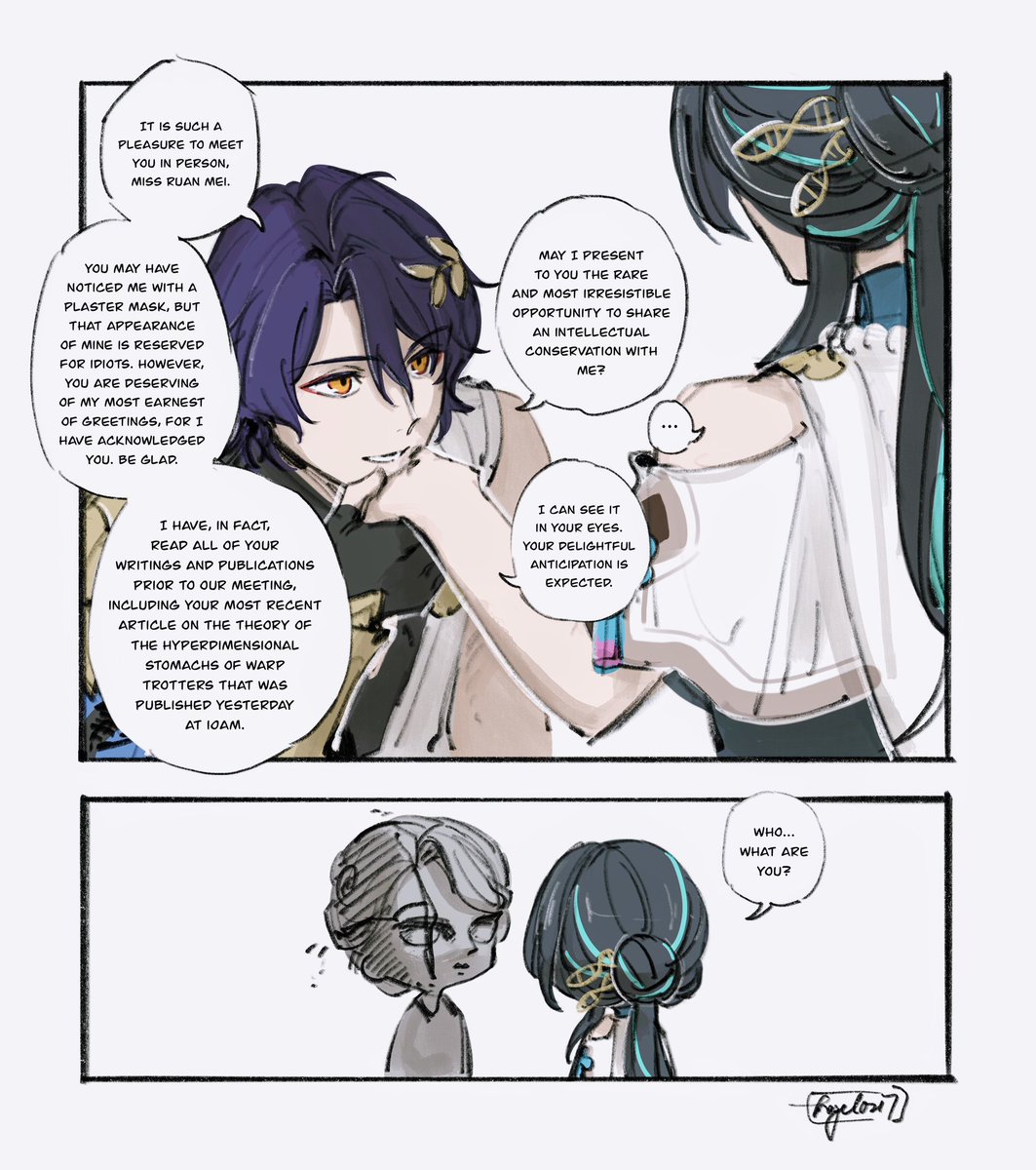 [Ratiomei] This is what I imagine their meeting to be like