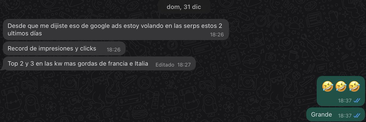 🌟He empezado a compartir en mi Newsletter mis consejos sobre SEO y marketing. 

🚀 Empezamos fuerte, una estrategia para conseguir palabras clave que ninguna herramienta SEO comercial ofrece y que, además, ninguno de tus competidores está utilizando.

🎯 israelperez.ninja/lista