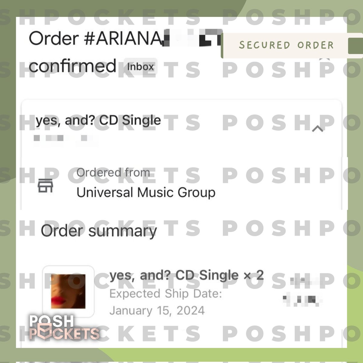 PoshPockets's tweet image. 🇺🇲 US PASABUY | #poshpockets_proof

[SECURED ORDER]
📍Item shown below is already secured via online.

Still open for pasabuy orders (US Physical/Online stores). 

For inquiries please DM us📥
#us_pasabuy #pasabuy #ArianaGrande #ariana #YESANDISCOMING #YESAND #ARIANAISCOMING