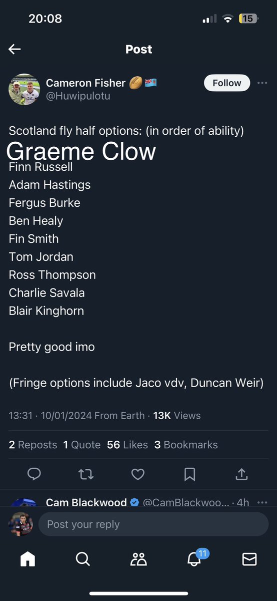 ChrisClowShow's tweet photo. Cameron’s got this spot on. https://t.co/C5nIyVXnsu