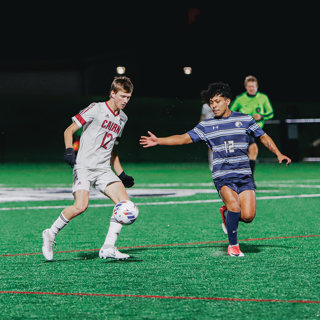 In December, College Sports Communicators (CSC) released the Academic All-America® Team and named Cairn Men's Soccer junior midfielder Moses Beers a Third-Team Academic All-American. Congratulations, Moses!
