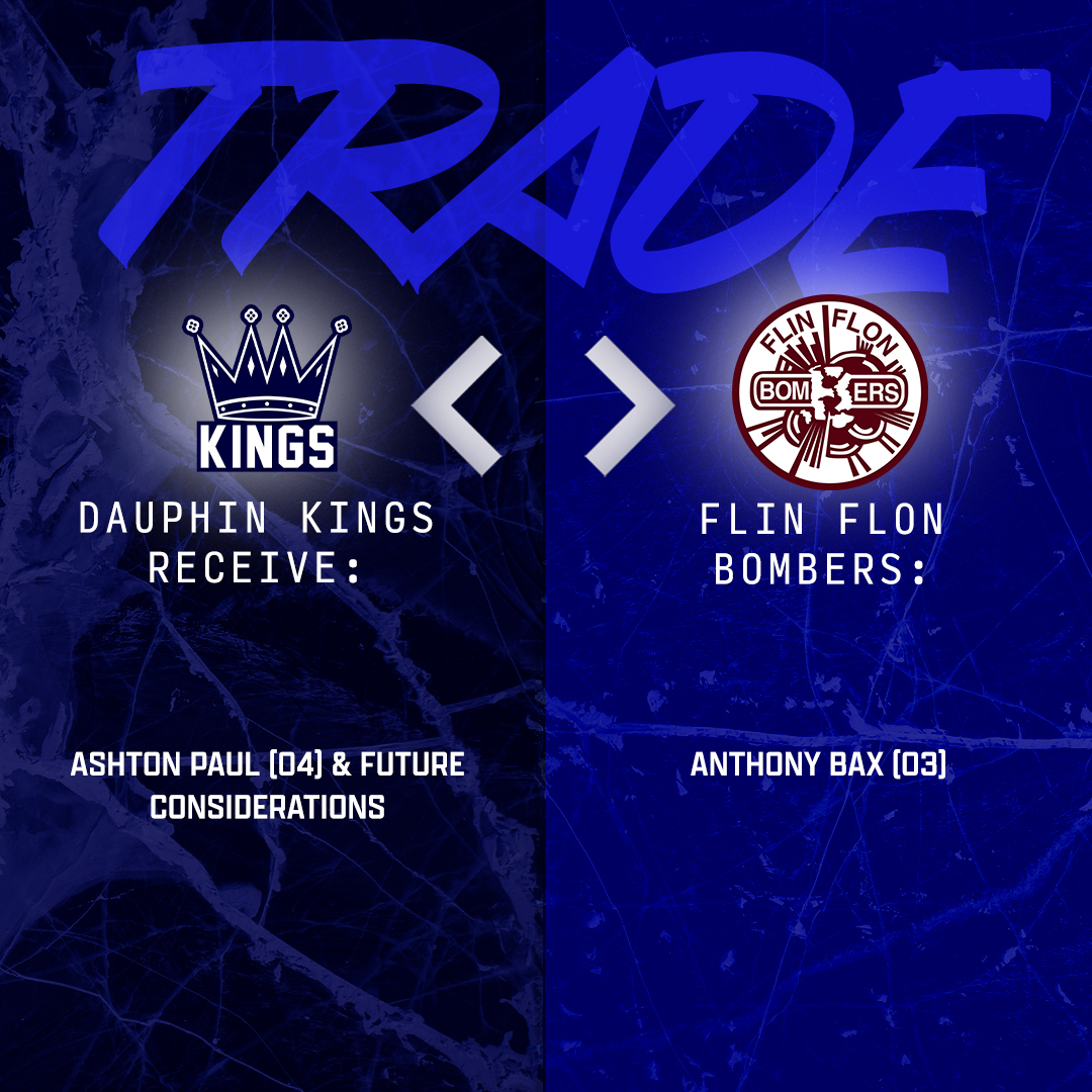 dauphinkings's tweet photo. The Dauphin Kings would like to thank Anthony Bax for his past 1 ½ years with the Kings. You wore the crest proud!
The Dauphin Kings would like to welcome Ashton Paul &amp; his family to Kings Country!
Welcome aboard Ashton! https://t.co/fhALaX8tdk