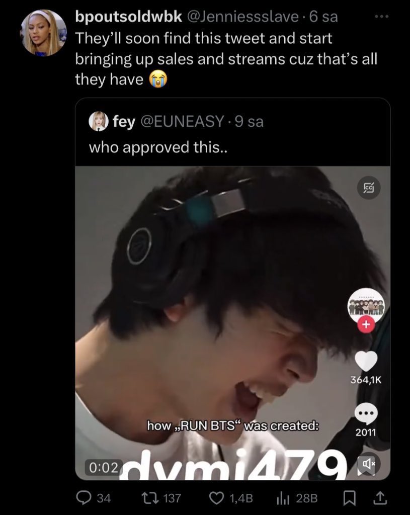 caprianti's tweet photo. jin ending blackpink's miserable vocals; a thread: https://t.co/j7XlzozVpn