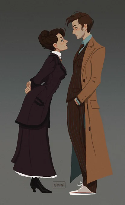Some Doctor and Master sketches I had to get out of my system  #DoctorWho #tenthdoctor #missy #simmMaster #thoschei 