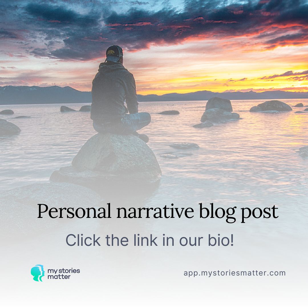 MyStoriesMatter's tweet photo. Stories connect us and make us feel less alone. This is especially true with Personal Narratives. How so? Check out our blog post on My Stories Matter to find out more about how to write your very own Personal Narrative! 📚️

Head to the link in our bio! https://t.co/qr66hLZA2Q