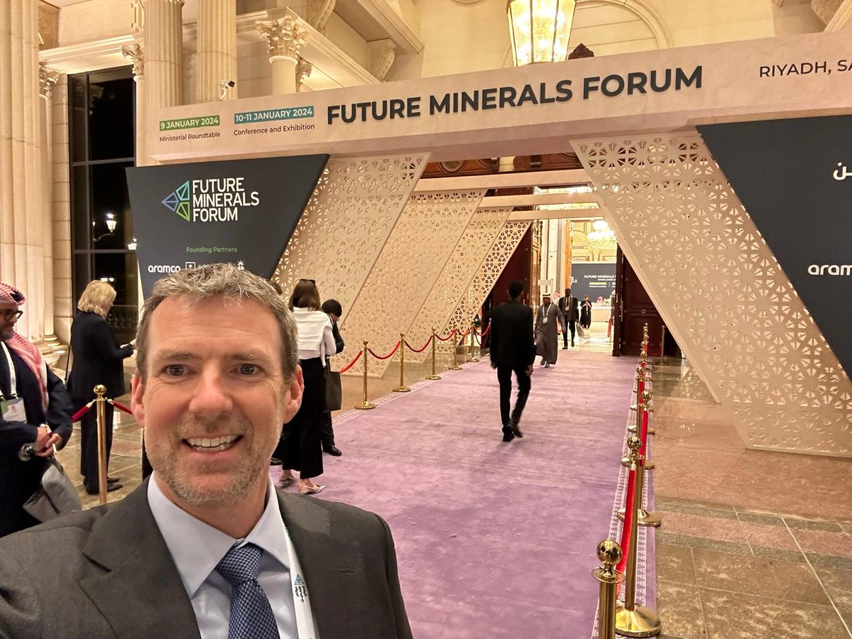 Our CEO <a href="/j_beck00/">Jamie Beck</a> and Chair <a href="/AdamLundin5/">Adam Lundin</a> are pleased to be attending the Future Minerals Forum in Riyadh, Saudi Arabia.

$FIL.TO
#FILyourboots