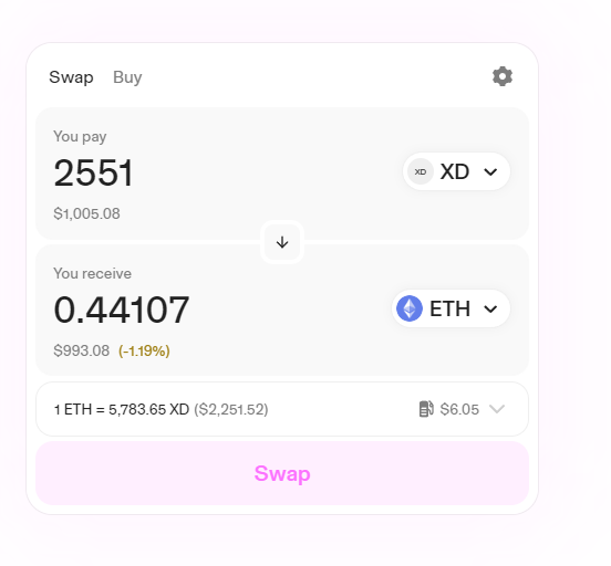 Mila_tobar's tweet photo. received $XD airdrop https://t.co/Tl1Yli7IM4 https://t.co/niFJ6yssyK
